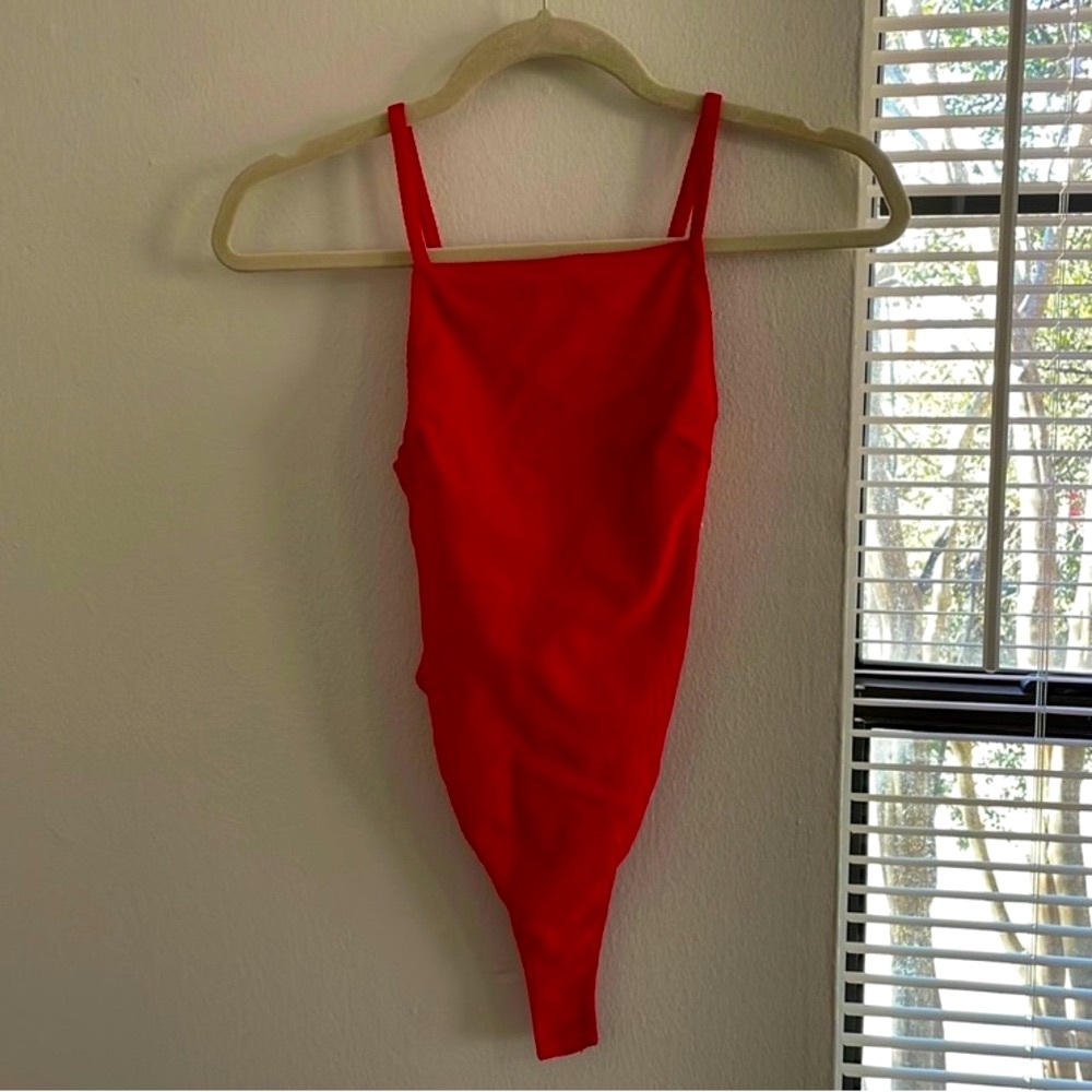 Cherry red bodysuit NWOT